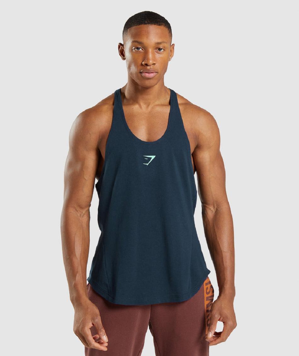 Gymshark Bold Muške Stringers Tamnoplave | HR 2568OKI